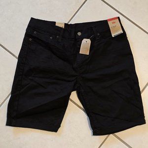 Levi's Mens 511 Slim Cut-off Shorts, size 33, Black